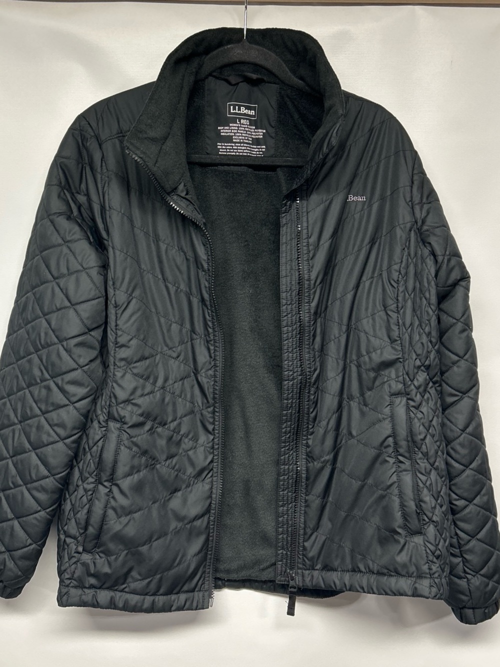 L.L. Bean Men’s Black Quilted Puffer Jacket